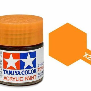 Tamiya Colour Acrylic Paint Mini 10ml - X26 Clear Orange