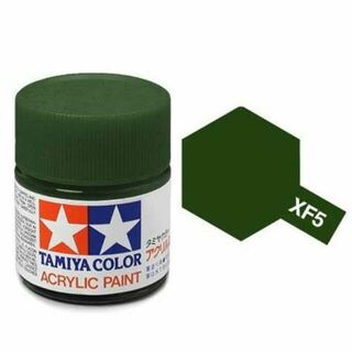 Tamiya Color Acrylic Paint Mini 10ml - XF5 Flat Green