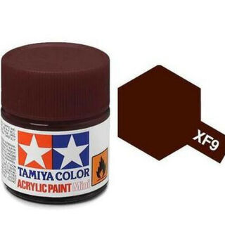 Tamiya Color Acrylic Paint Mini 10ml - XF9 Hull Red