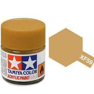 Tamiya Color Acrylic Paint Mini 10ml - XF59 Desert Yellow