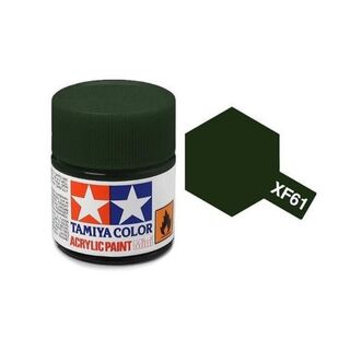 Tamiya Color Acrylic Paint Mini 10ml - XF61 Dark Green