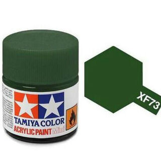 Tamiya Color Acrylic Paint Mini 10ml - XF73 Dark Green/JGSDF