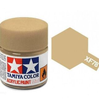 Tamiya Color Acrylic Paint Mini 10ml - XF78 Wooden Deck Tan