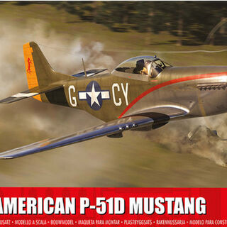 North American P-51D Mustang Fighter Plane Kitset 1/48 Airfix