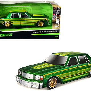 Maisto Design 1987 Chevrolet Caprice Green Metallic with Graphics 
