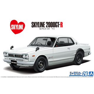 Nissan KPGC10 Skyline HT2000GT-R '71 Aoshima 1/24