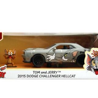 Tom & Jerry - 2015 Dodge Challenger with Figure 1:24 Scale