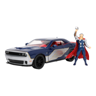 Jada Marvels Thor & 2015 Dodge Challenger SRT Hellcat