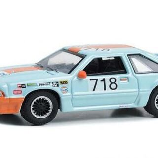 Greenlight Gulf Special Edition S1 1989 Ford Mustang GT 1/64