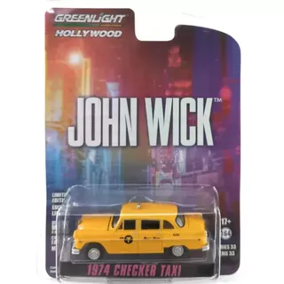 Greenlight Hollywood S33 John Wick 1974 Checker Taxi 1/64