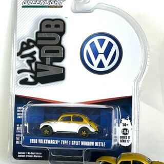 Greenlight Club V-Dub S17 1950 Volkswagen Type 1 Split Window Beetle 1/64