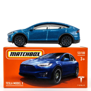 Matchbox Powergrab Tesla Model X (Blue)