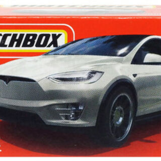 Matchbox Powergrab Tesla Model X (White)