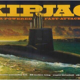 Moebius Models Nuclear Powered Fast Attack Submarine.