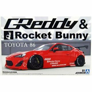 ZN6 Toyota 86 '12 GReddy & Rocket Bunny ENKEI Ver. - Aoshima 1/24