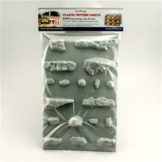 JTT Scenery PATTERN SHEETS Outcroppings All-scale 2/pk