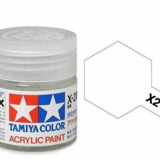 Tamiya Colour Acrylic Paint Mini 10ml - X21 Flat Base