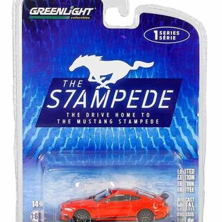 Greenlight The Stampede S1 2021 Ford Mustang Mach 1 in Race Red 1/64