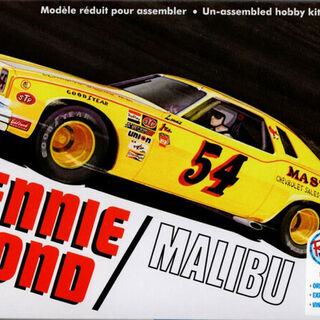 Lennie Pond 1974 Chevy Malibu NASCAR Kitset AMT