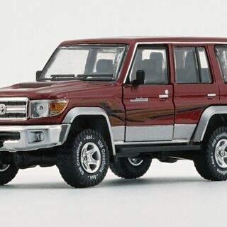 BMC 1/64 Toyota Land Cruiser LC76 - Dark Red (RHD)