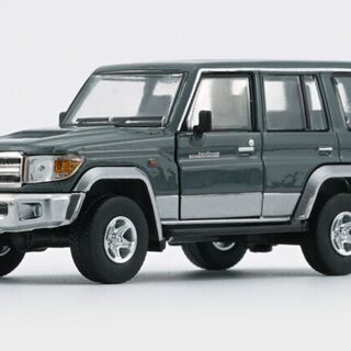 BMC 1/64 Toyota Land Cruiser LC76 - Dark Grey (RHD)