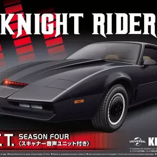 Aoshima | No. 065617 | 1:24 Knight Rider K.I.T.T. Season Four w/Scanner Voice Unit