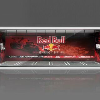 MoreArt Red Bull 1:64 Display Case