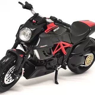 BLACK DUCATI DIAVEL CARBON MODEL BY MAISTO