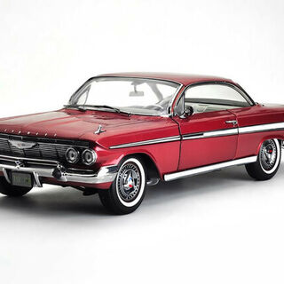 1961 Chevy Impala Sport Coupe, Red - Sun Star SS2108 - 1/18 Scale Diecast