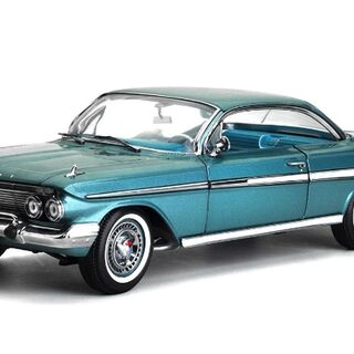 1961 Chevy Impala Sport Coupe, Blue - Sun Star - 1/18 Scale Diecast