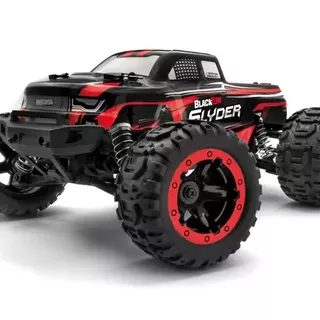 Blackzon 1/16 EP RS Slyder MT 4WD Monster Truck with Battery & Charger Red