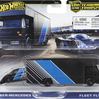 Hot Wheels Team Transport 'Sauber-Mercedes C9 & Fleet Flyer