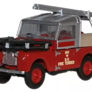 Oxford Commercials British Rail Land Rover 88' Fire Tender 1/72