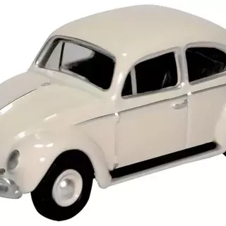 Oxford Diecast VW Beetle Lotus White 1/76