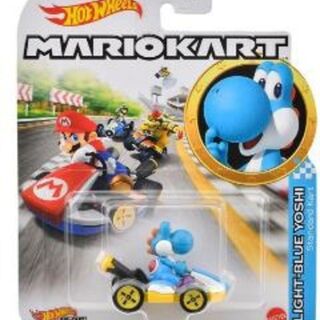 Hot wheels Mario Kart Light Blue Yoshi