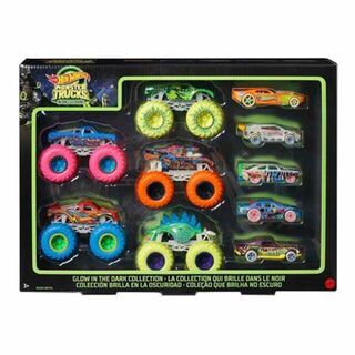 Hot wheels Monster Truck Glow In The Dark Collection.