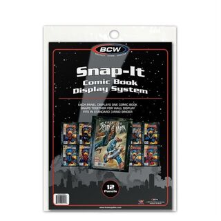 BCW Comic Snap-it Display 12-pack Black