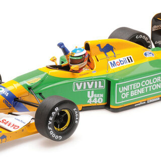 Benetton Ford B192 Michael Schumacher 3rd Place GP Germany 1992 MiniChamps 1/18