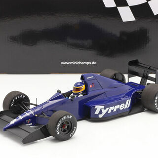 Tyrrell Ford 018 Michele Alboreto 3rd Place Mexican F1 GP 1989 MiniChamps 1/18