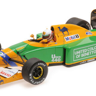 Benetton Ford B192 Martin Brundle 3rd Place F1 GP Great Britain 1992 MiniChamps 1/18