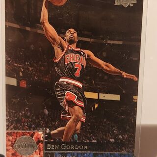 2009-10 Upper Deck Detroit Pistons Basketball Card Ben Gordon