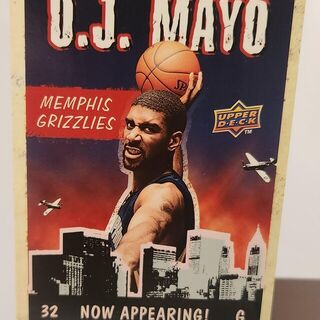 2009-10 Upper Deck Now Appearing O.J Mayo Memphis Grizzlies