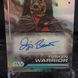 Joanna Bennett As Tusken Warrior 2024 Topps Chrome Star Wars Autographed