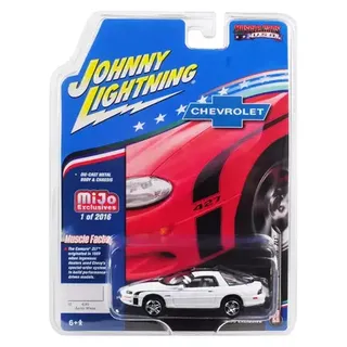 Johnny Lightning 2002 Chevrolet Camaro ZL1 427 WHITE 1/64