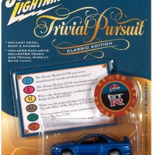 JOHNNY LIGHTNING - Trivial Pursuit Nissan Skyline GT-R w/Poker Chip