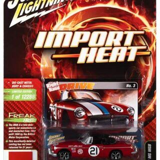 JOHNNY LIGHTNING STREET FREAKS - IMPORT HEAT 1963 MG MGB