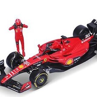 Bburago SF23 #16 (CHARLES LECLERC) - WITH DRIVER FIGURE