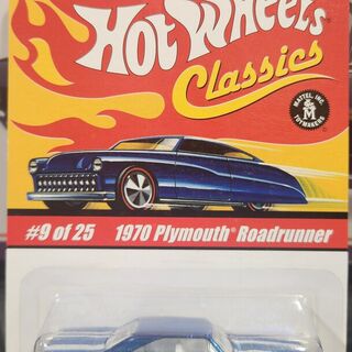 Hot Wheels Classics 1970 Plymouth Roadrunner S1 9/25 Blue