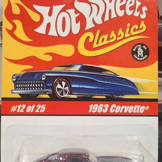 Hot Wheels Classics S1 12/25 1963 Corvette Purple