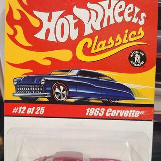 Hot Wheels Classics S1 12/25 1963 Corvette Magenta